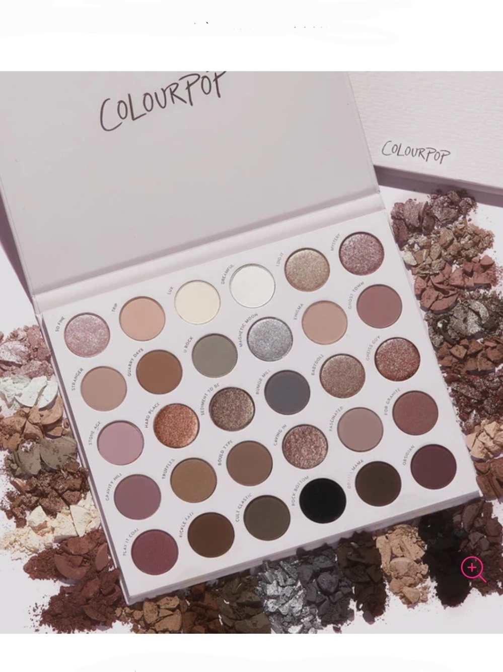 ColourPop Stone Cold Fox Eyeshadow Palette Cool Tone 30 Pan Mega NIB Authentic